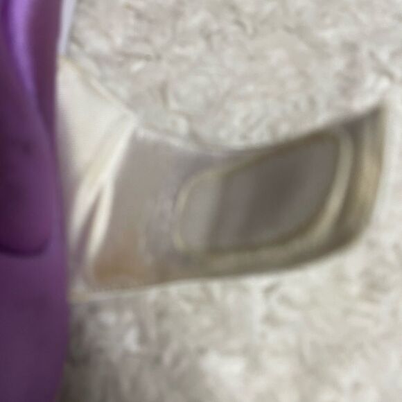 Nike Comfort Footbed Slides Sandals Flip Flops Women  white & Purple SZ11 - Picture 9 of 11